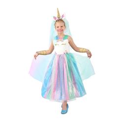 410077 Girls Lovely Lady Unicorn Child Costume - Ns