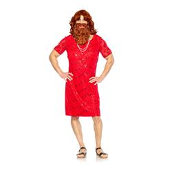 403742 Mens Bearded Lady Costume - Extra Large