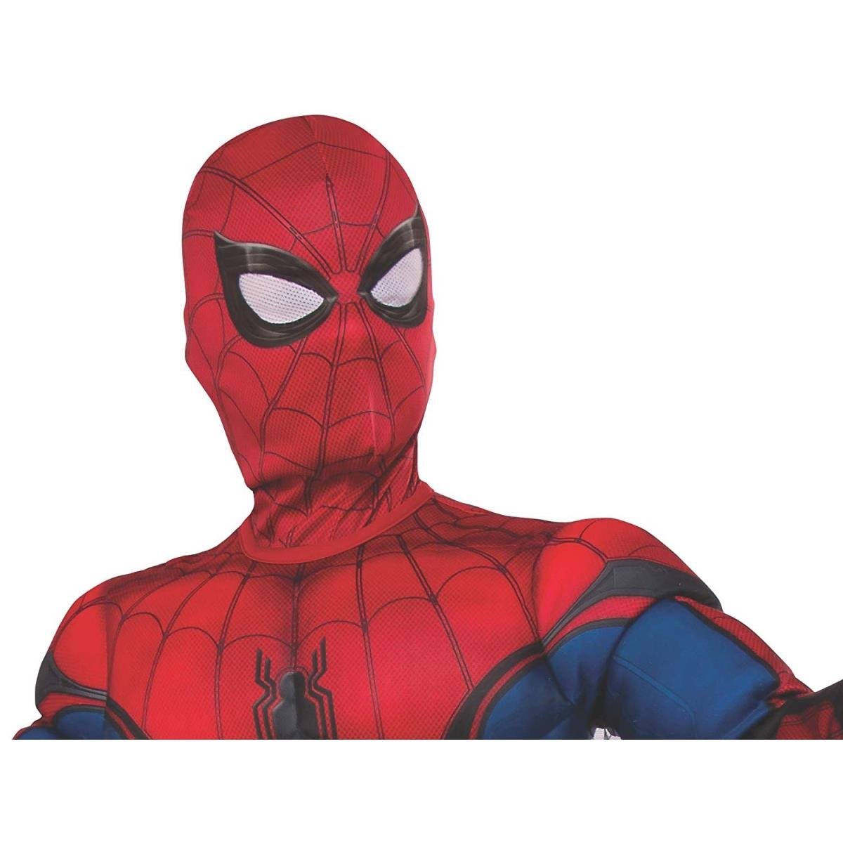 403944 Spiderman Far From Home Child Spiderman Red & Blue Fabric Mask - One Size