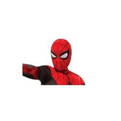 403948 Spiderman Far From Home Child Spiderman Red & Black Fabric Mask - One Size