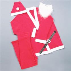 Rubies Costume 414206 Promotional Felt Santa Suit For Mens, 2x