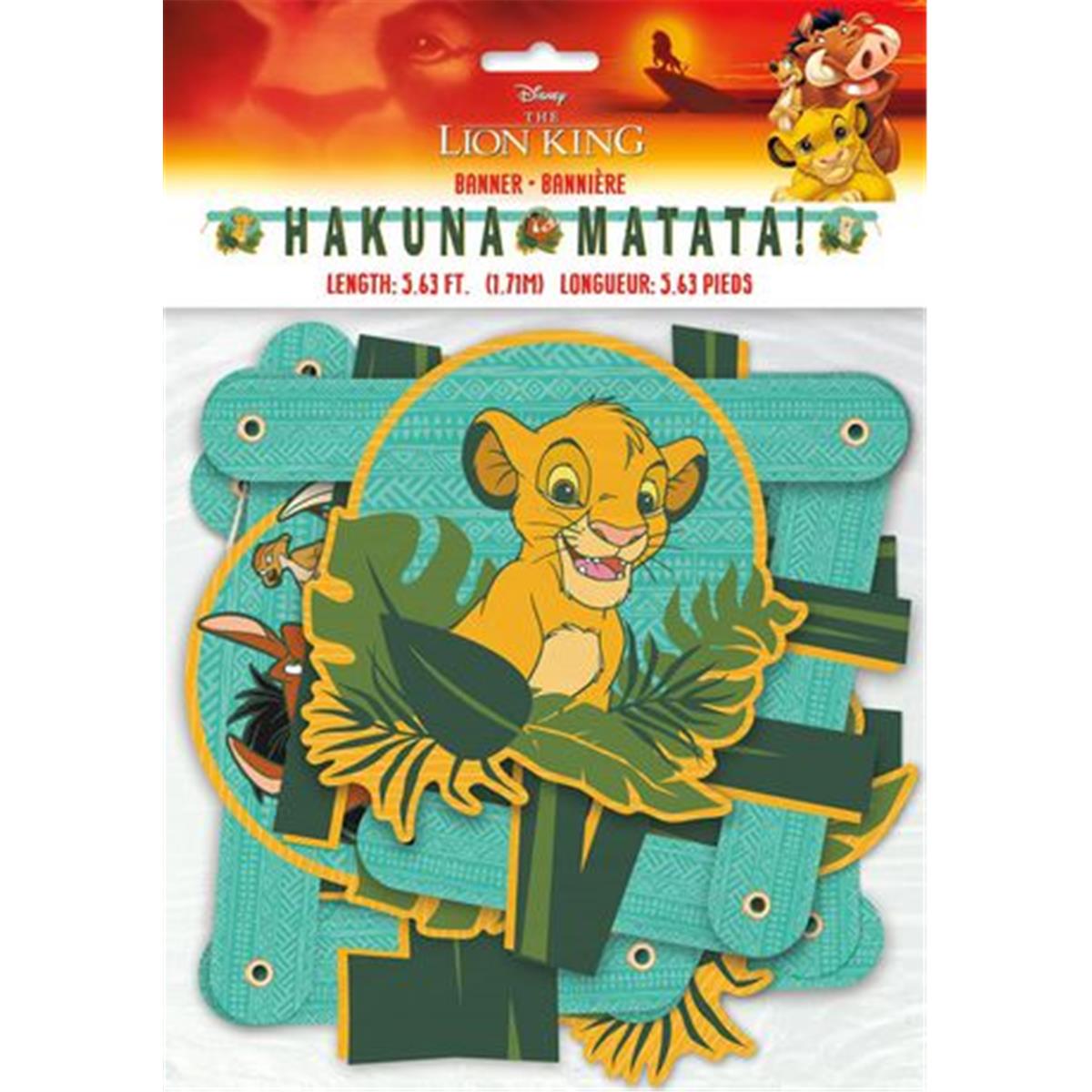 310025 6 Ft. The Lion King Jointed Banner