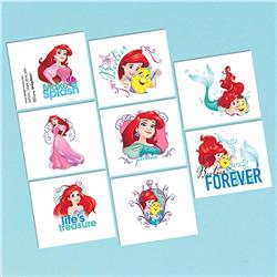 310003 The Little Mermaid Tattoos - 24 Count