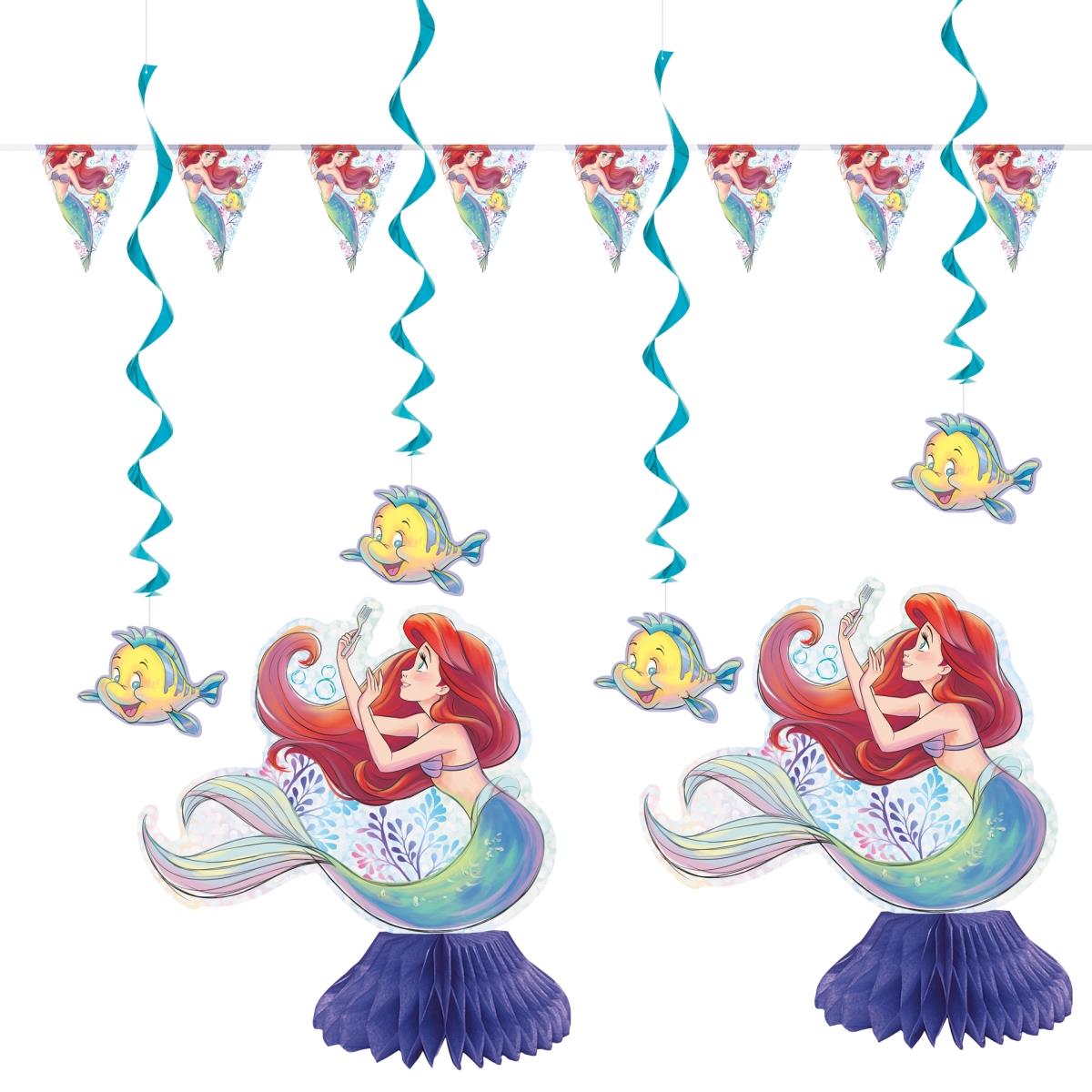310005 The Little Mermaid Decoration Kit - Piece Of 7