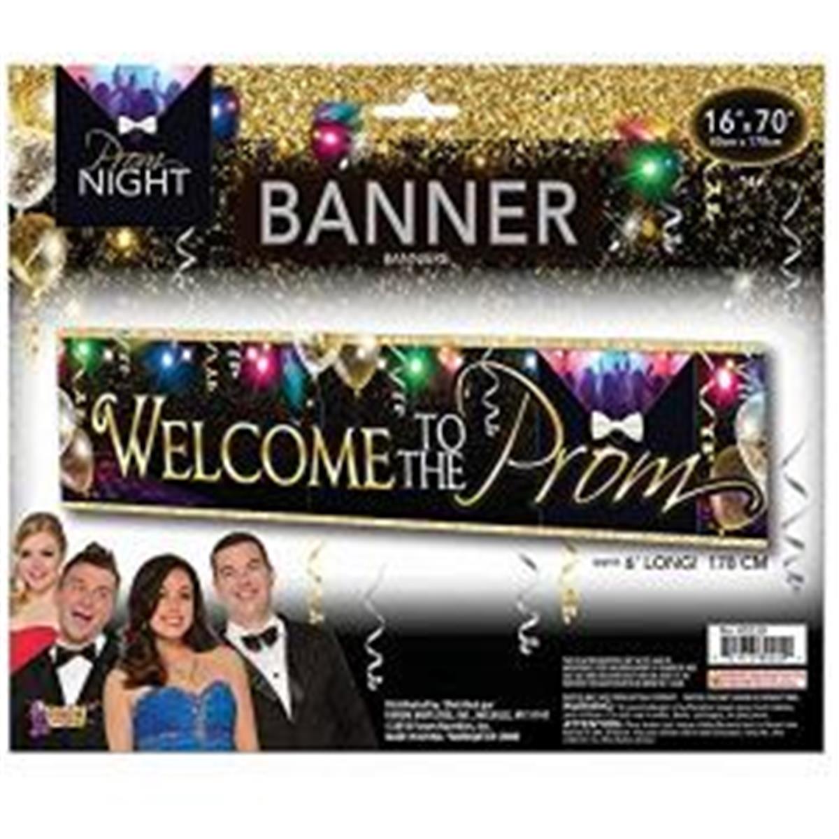 308861 Welcome To The Prom Vinyl Banner