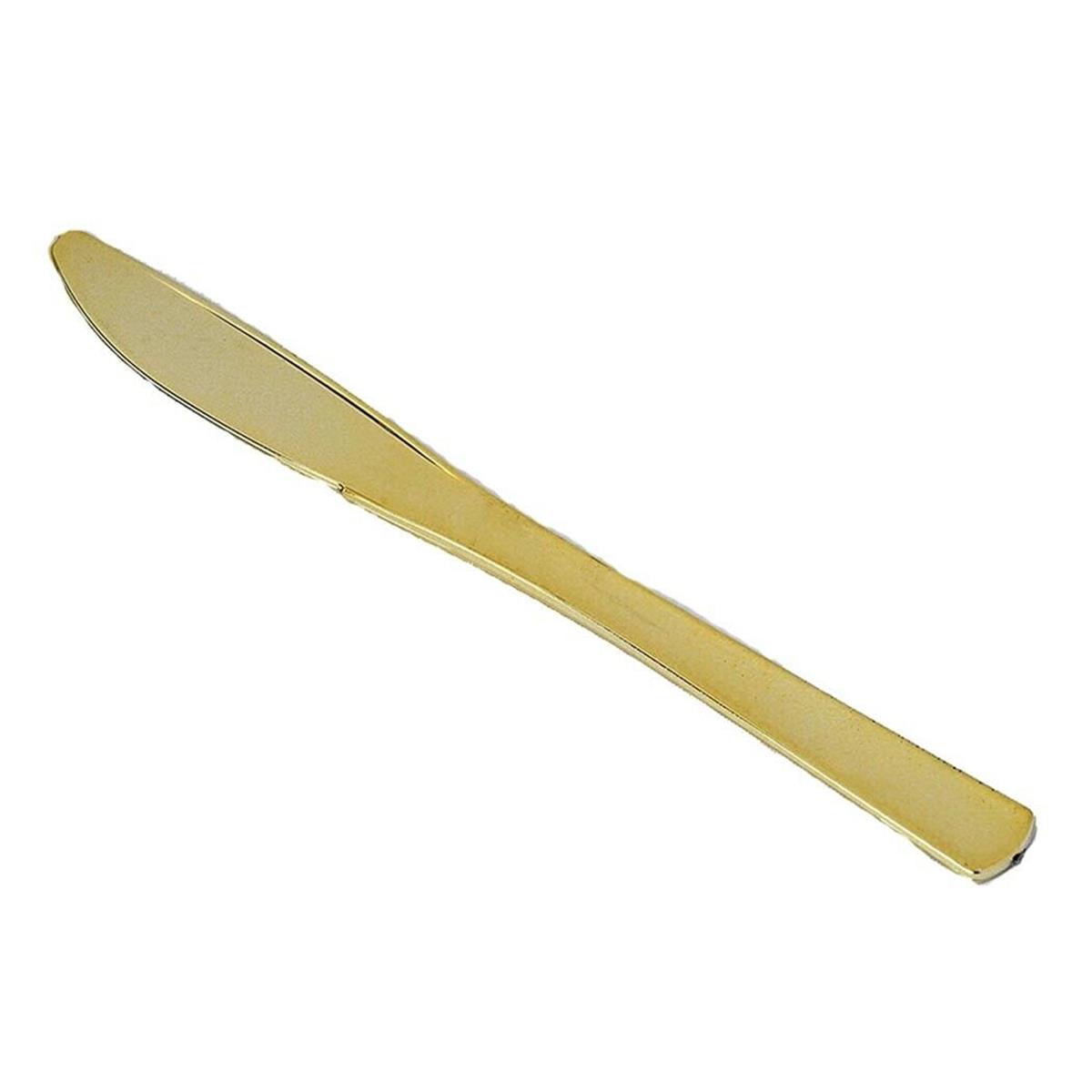 309704 Gold Plated Knives - 12 Count