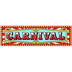 309706 Carnival Plastic Banner