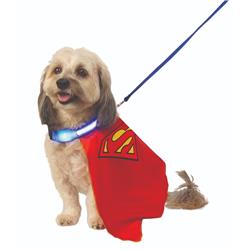 UPC 082686073097 product image for 653232 Pet Superman Pet Cape with Light Up Collar And Lea | upcitemdb.com