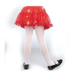 Dreamgirl 245552 Red Sparkle Child Petticoat