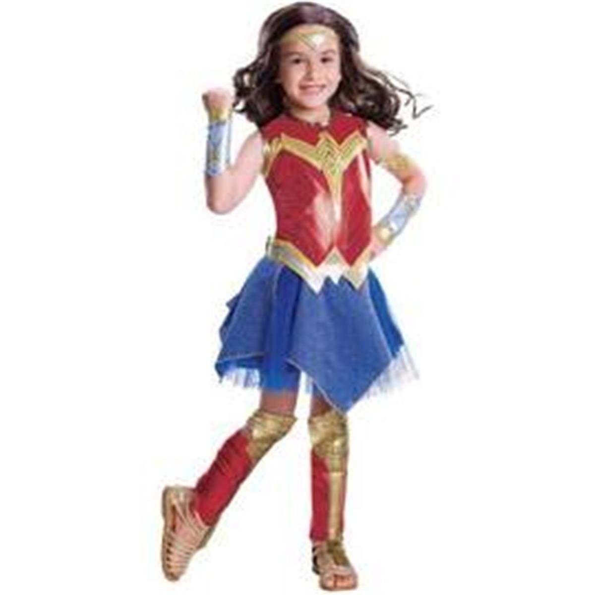 249207 Justice League Movie Wonder Woman Deluxe Child Costume, Medium