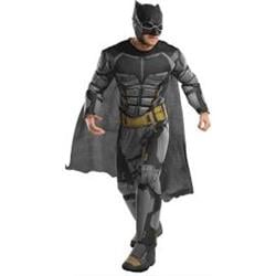 249209 Justice League Movie Tactical Batman Deluxe Adult Costume, Black & Grey