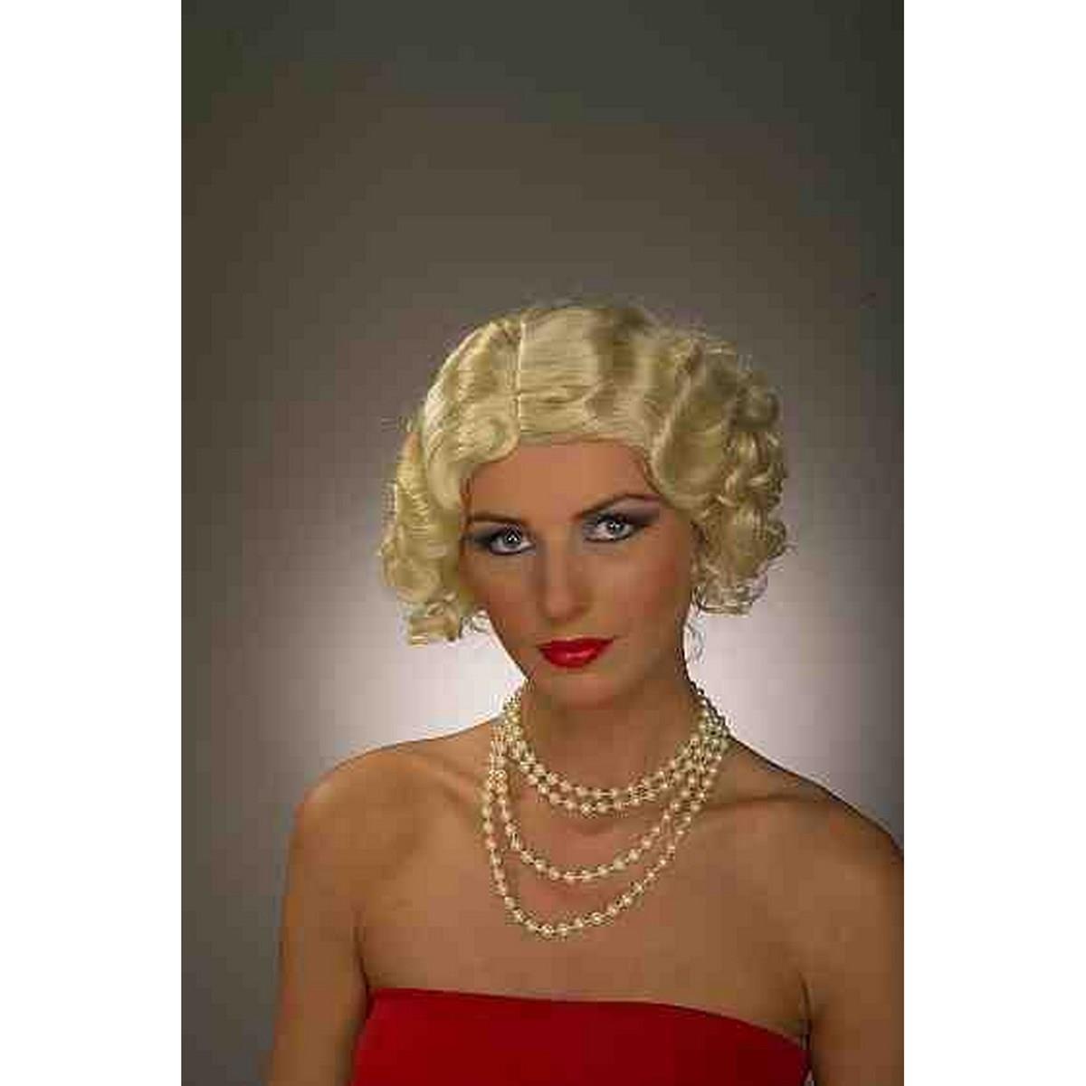 277096 Blonde Flapper Wig, Normal Size