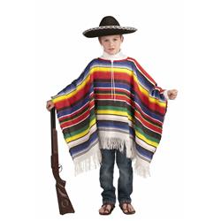 277036 Childs Mexican Poncho Costume