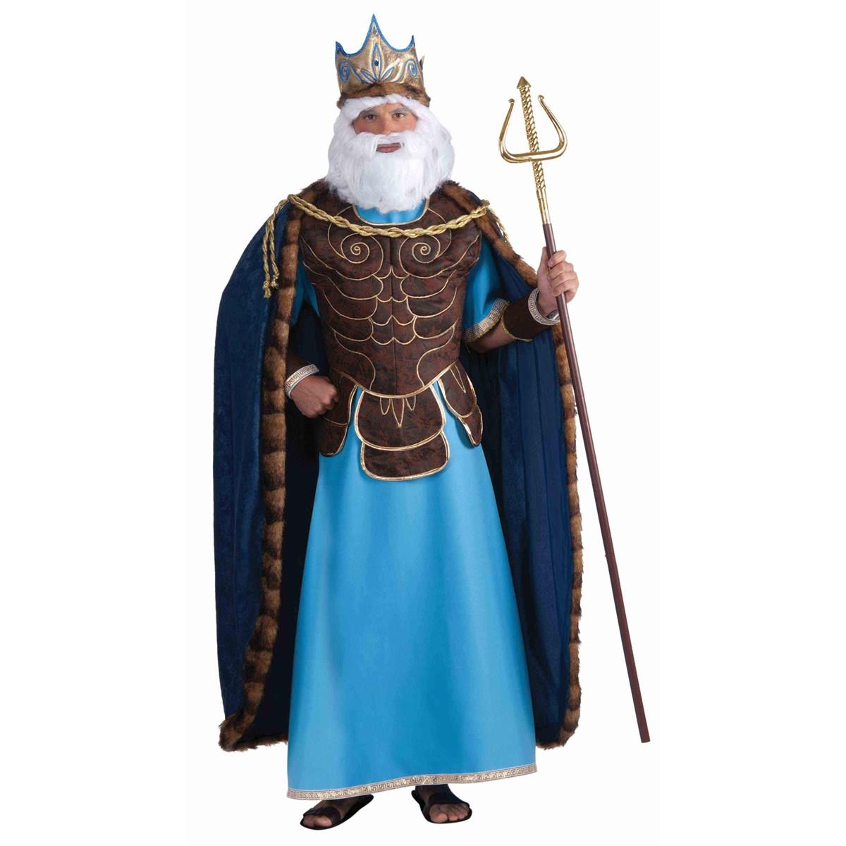 272488 King Neptune Adult Costume, Standard