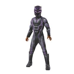 276704 Marvel Black Panther Movie Super Deluxe Boys Light Up Black Panther Costume - Small