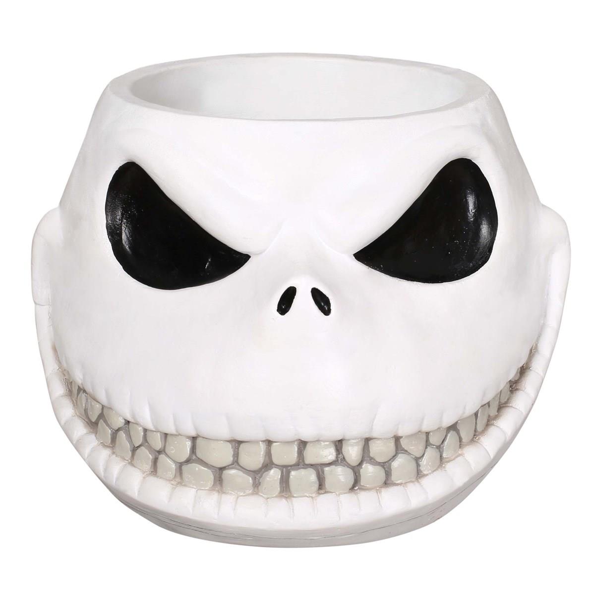 248360 8 In. The Nightmare Before Christmas Jack Skellington Candy Bowl, White