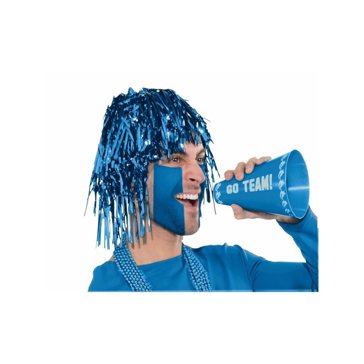 280961 Blue Tinsle Wig