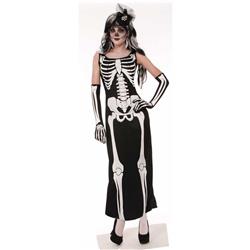 277239 Womens Bone Long Dress Costume