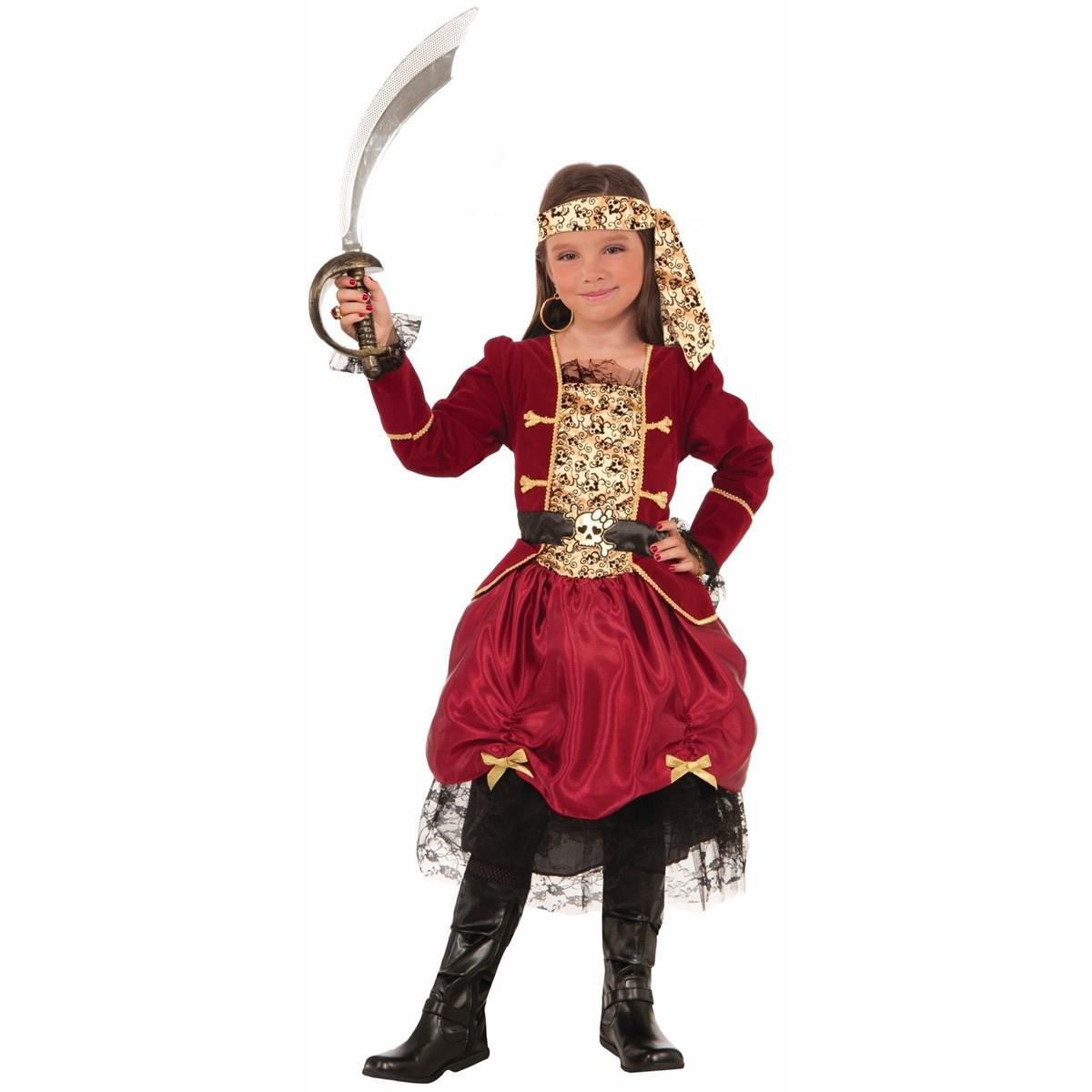 277287 Halloween Girls Pirateer Costume - Medium