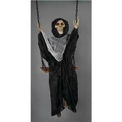 277738 Halloween Swinging Grim Reaper Prop