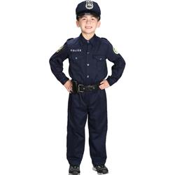 271590 Junior Police Suit Child Costume - Medium