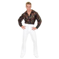 276728 Halloween Mens Sequin Disco Shirt - Extra Large