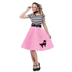 271660 50s Poodle Skirt Adult Dress - Small & Medium