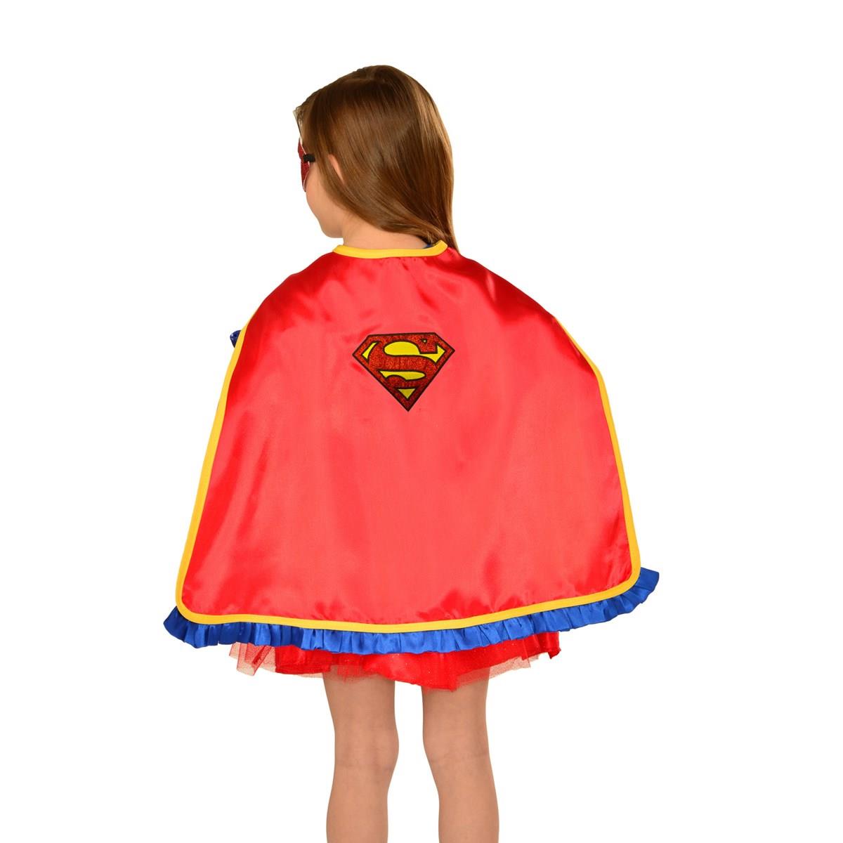 283786 Girls Supergirl Cape, One Size