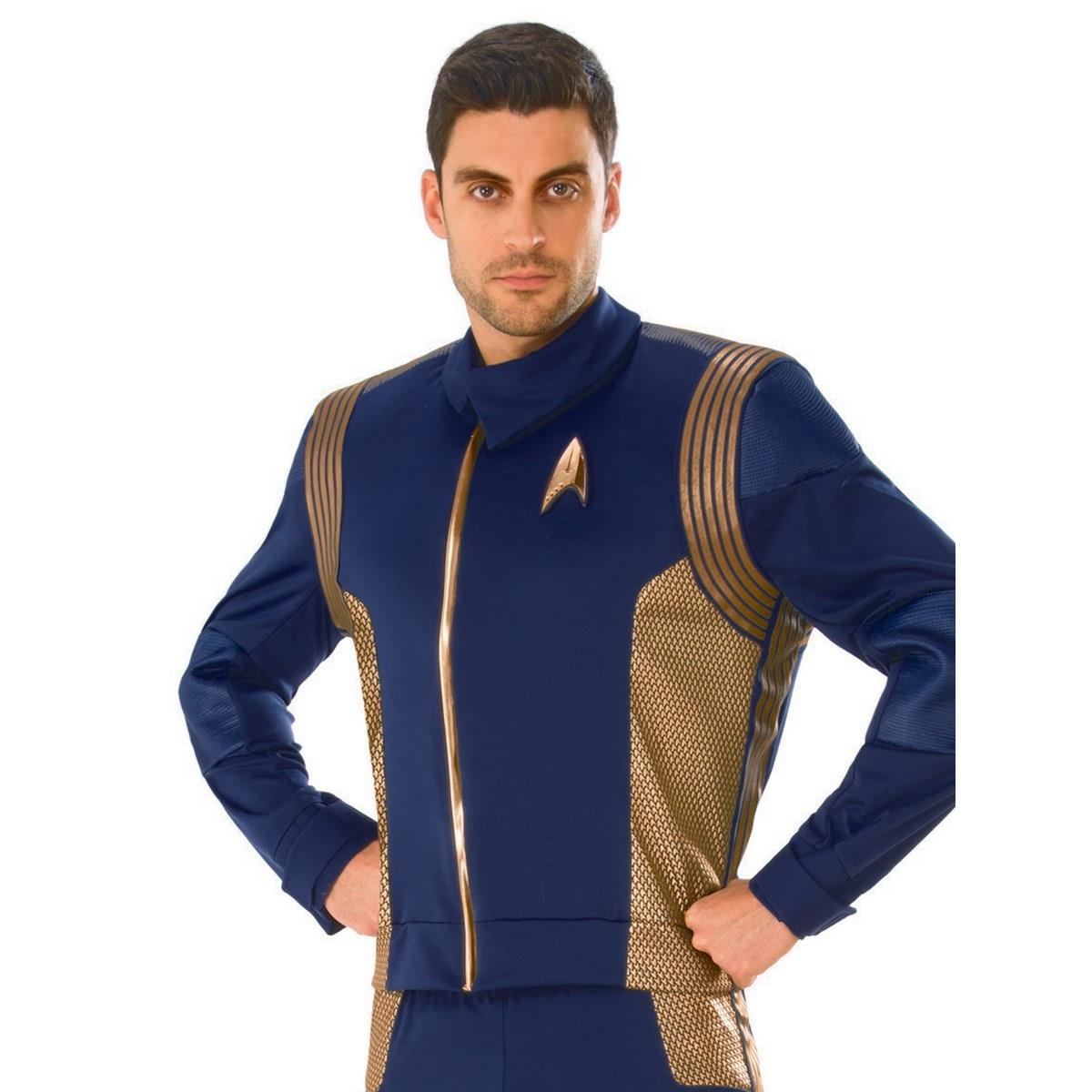 Rubies 279836 Star Trek Discovery Mens Copper Operations Uniform, Standard Size