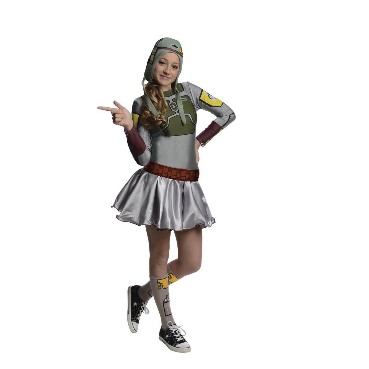 284272 Star Wars Girls Boba Fett Girl Costume, Medium