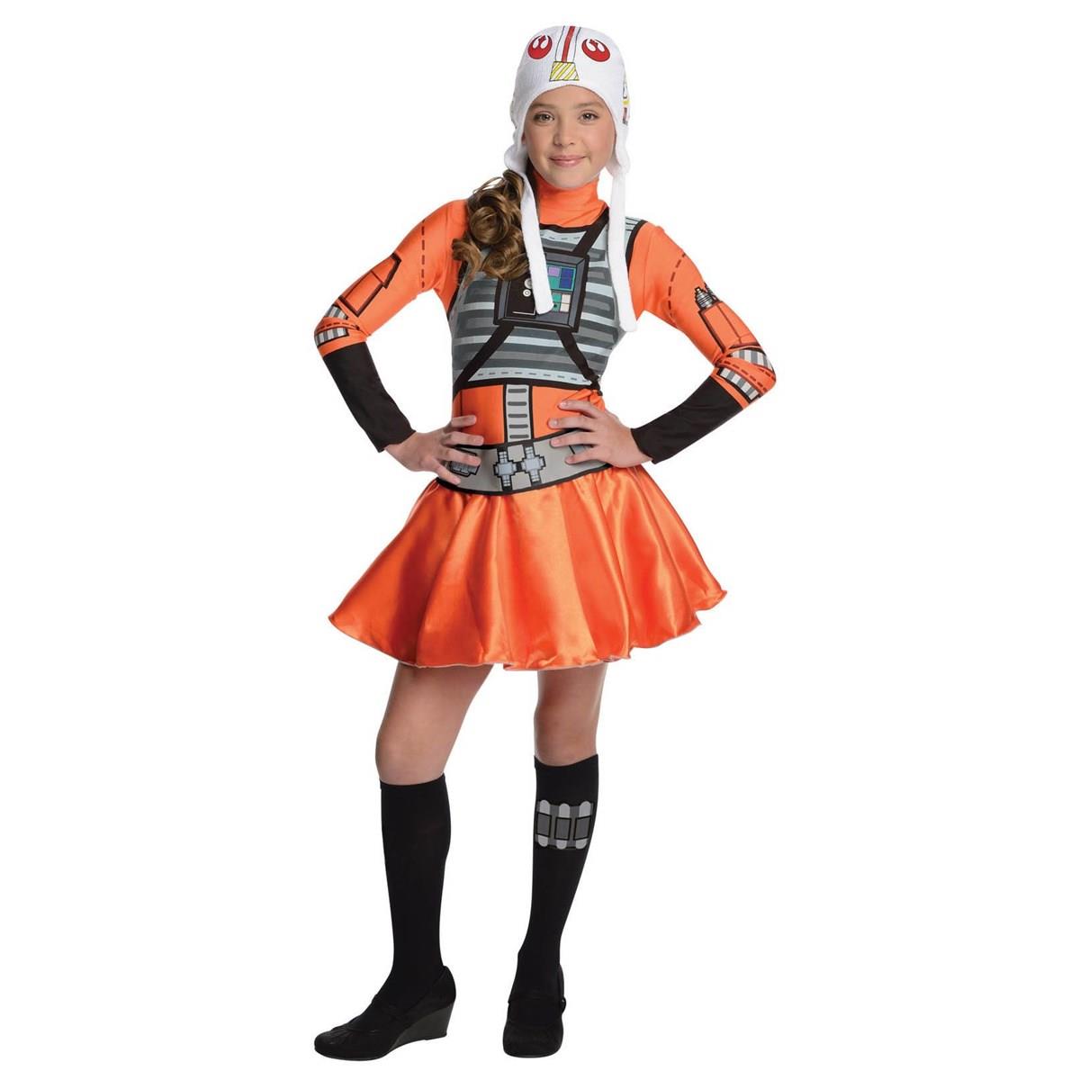 284274 Star Wars Girls X-wing Fighter Girl Costume, Medium