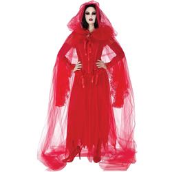 Rubies 278529 Halloween Cursed Scarlet Red Cape - One Size