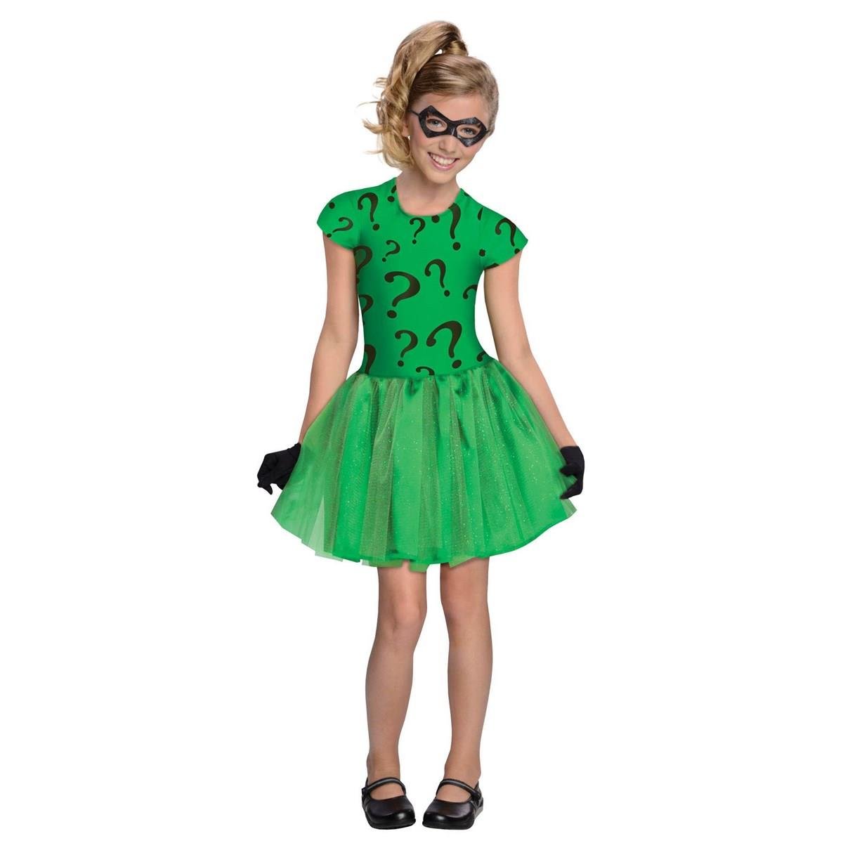 279933 Halloween Girls Riddler Tutu Dress Costume - Small
