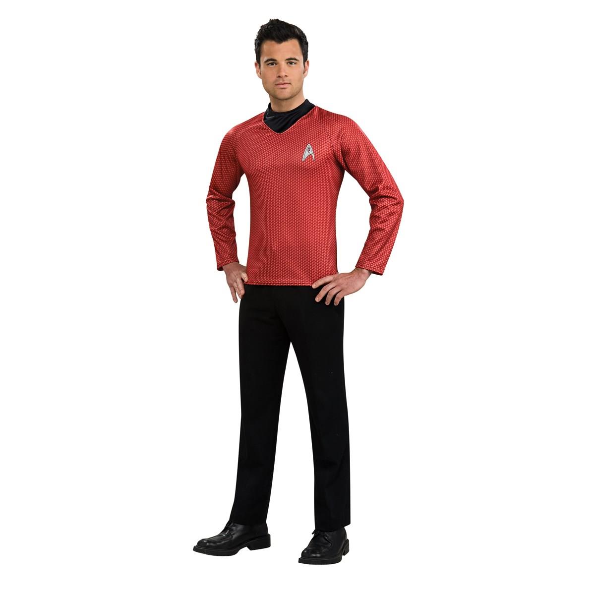 281177 Star Trek Movie 2009 - Red Shirt Adult Costume - Small