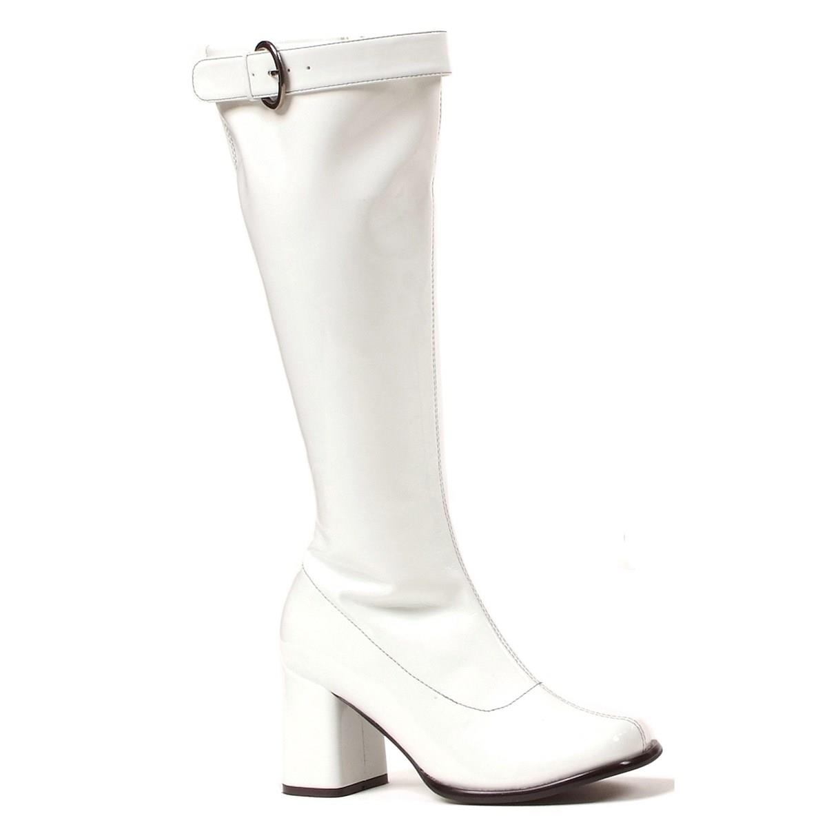 273710 White Adult Gogo Boots - Size 10