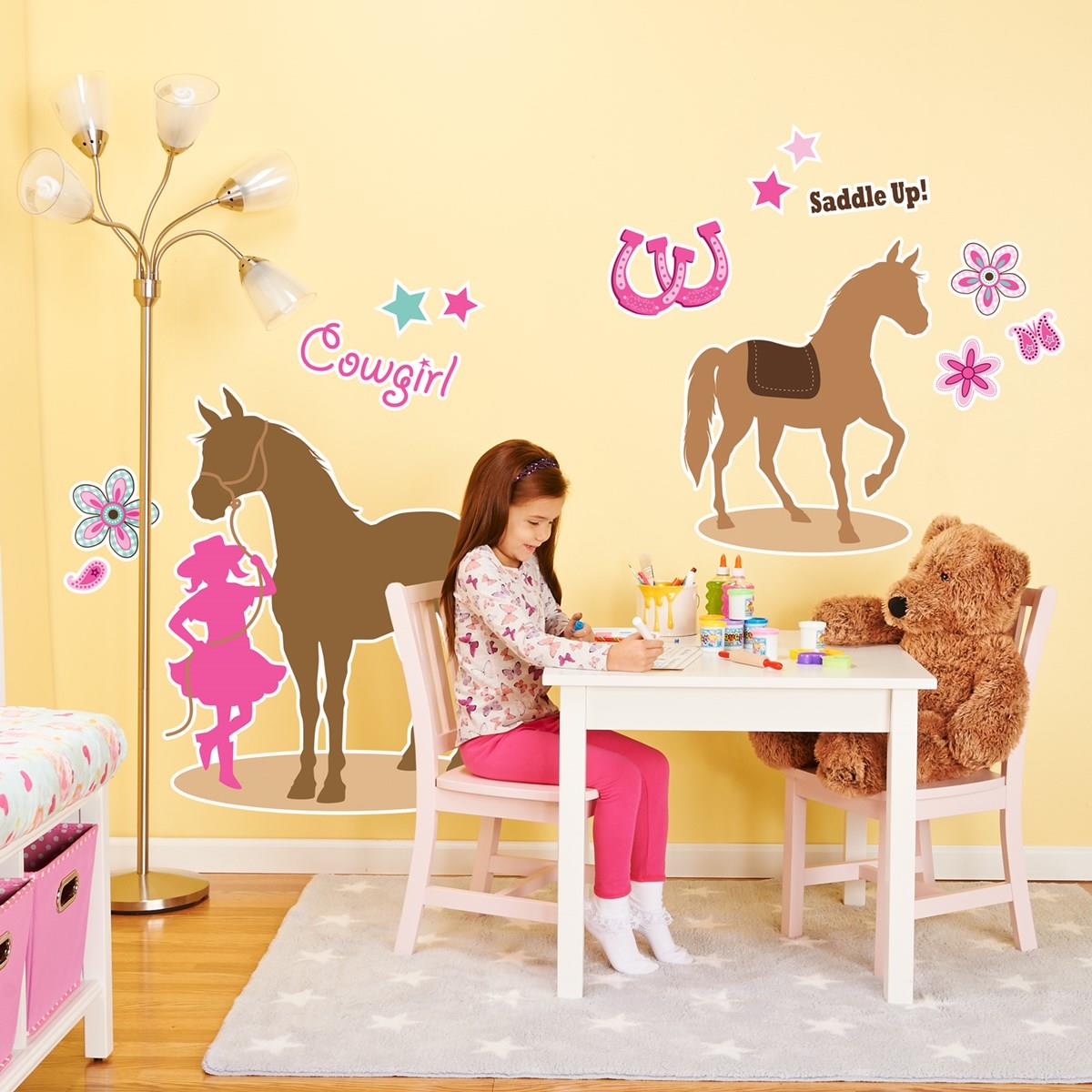 258206 Western Cowgirl Party Giant Wall Decal