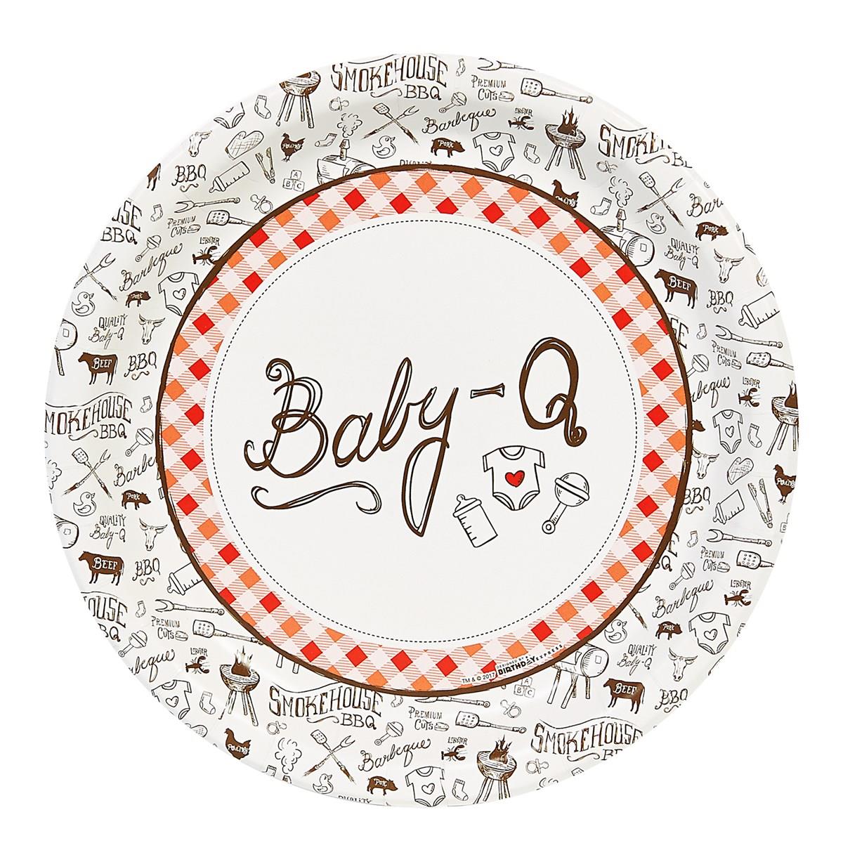 UPC 887814147875 product image for Rubies 263936 Baby-Q Dinner Plate - Size 16 | upcitemdb.com