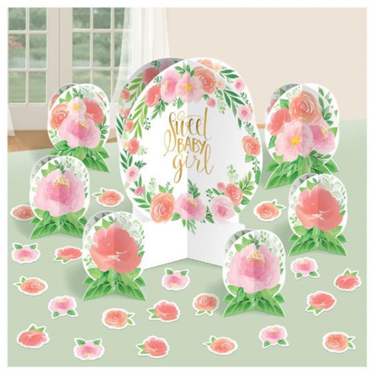 269732 Floral Baby Centerpiece Table Decoration Kit