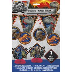 268768 Jurassic World 2 Decor Kit - 7 Piece
