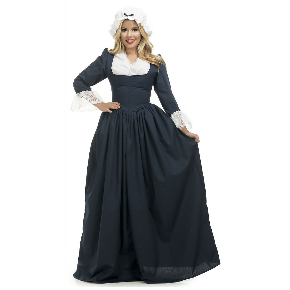 275690 Colonial Womans Costume, Small 5-7