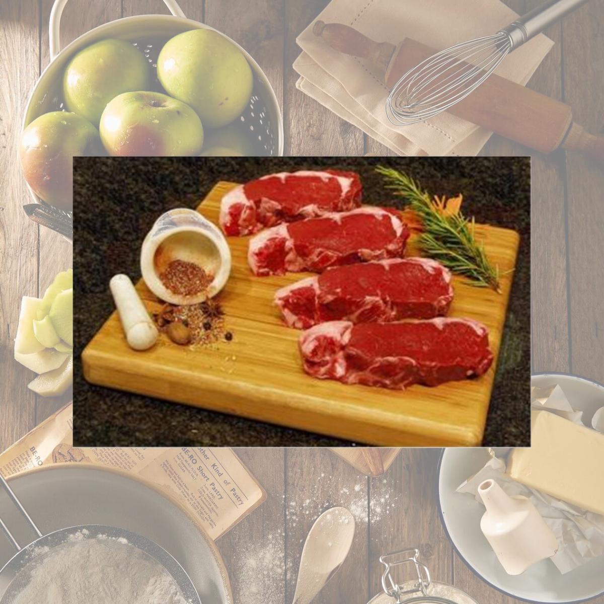 Picture of Blackwing Meats US9300-8-10 Organic Beef Ribeye Steaks