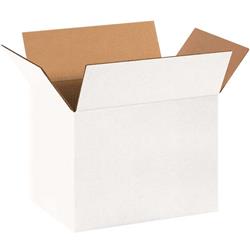 141010W 14 x 10 x 10 in. White 200 ECT-32 Single Wall Corrugated Boxes Case, Pack of 25