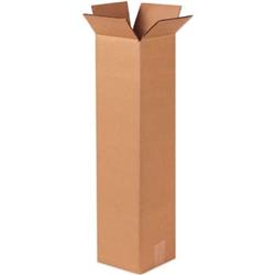 4474 4 x 4 x 74 in. Tall 200 ECT-32 Single Wall Corrugated Boxes Case, Pack of 10