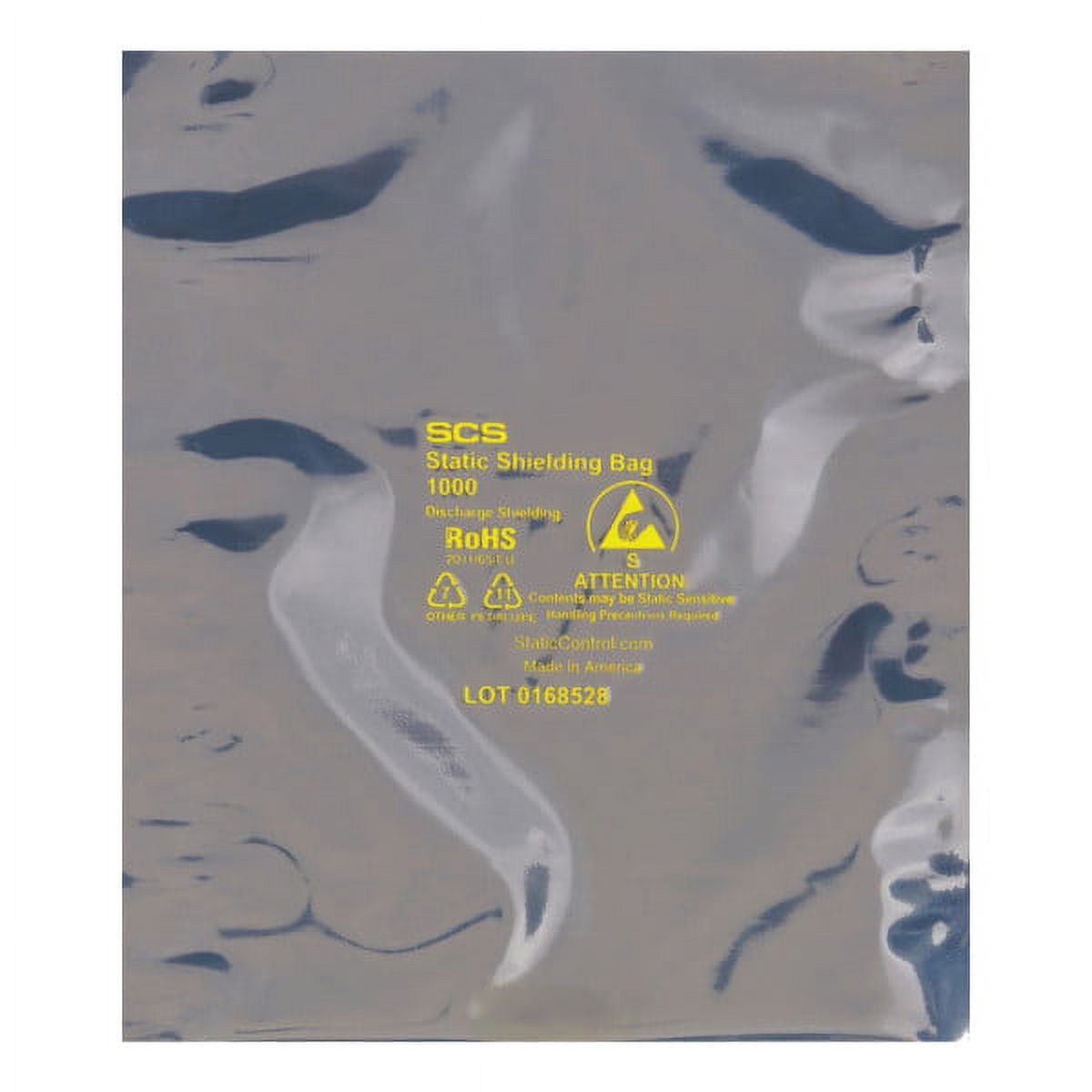 Stc108 3 X 7 In. 3.1 Mil Open End Static Shielding Bags Case, Pack Of 100