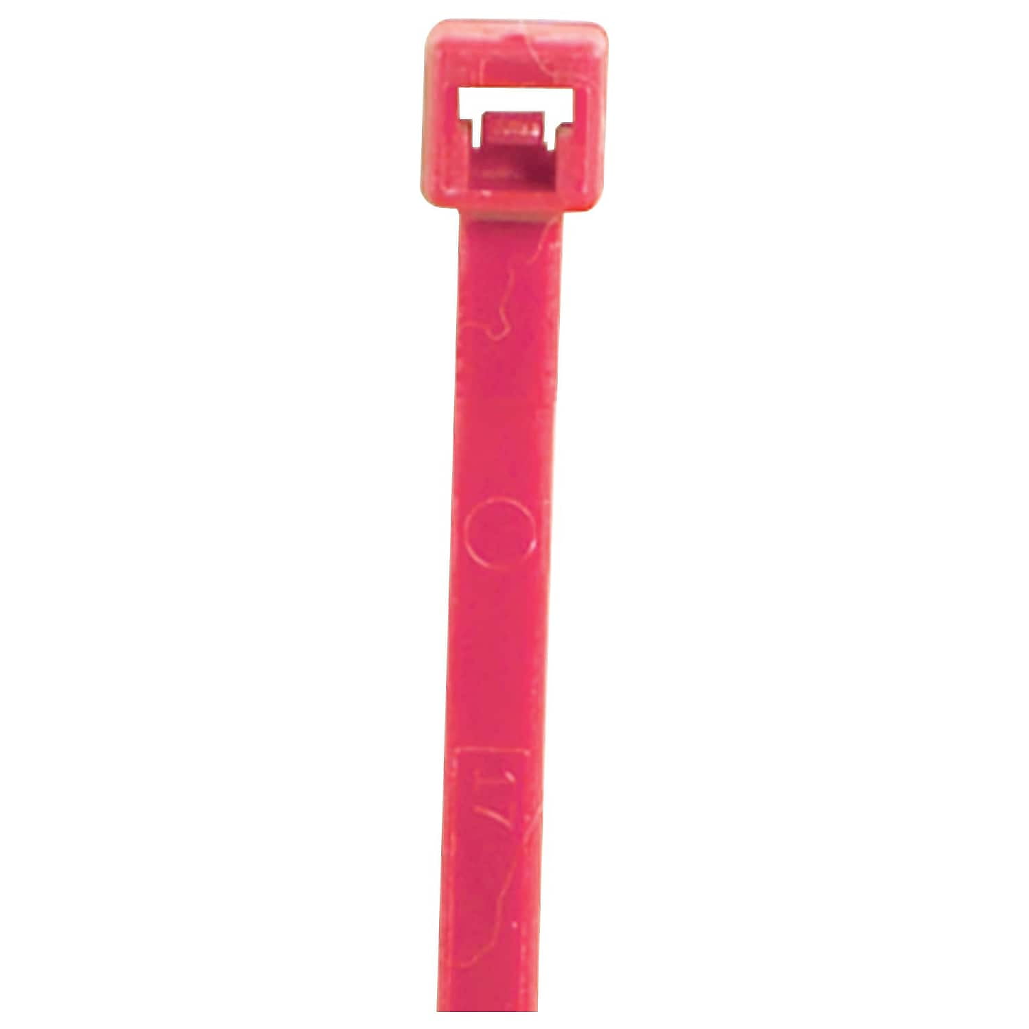 Ct115l 11 In. No.of 50 Fluorescent Pink Cable Ties