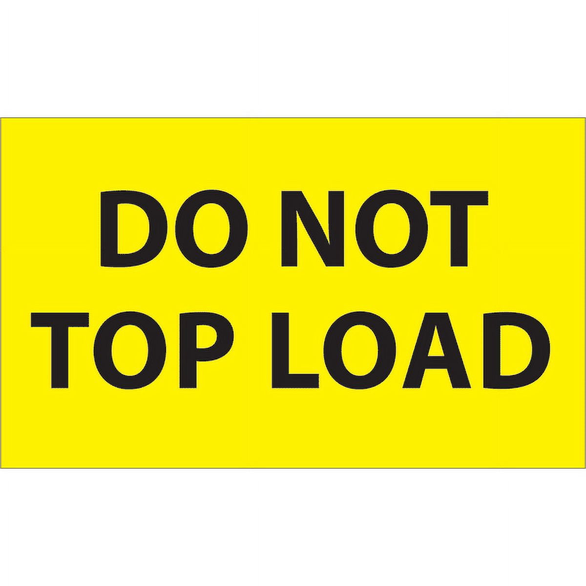 UPC 848109012650 product image for Tape Logic DL1106 3 x 5 in. - Do Not Top Load Fluorescent Yellow Labels - Roll  | upcitemdb.com