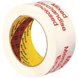 Scotch T9023775 2 In. X 110 Yards White 3775 Printed Message Tape - Case Of 36