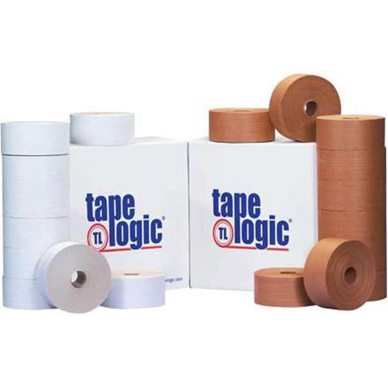 Tape Logic T9067200w 72 Mm X 375 Ft. White No.7200 Reinforced Water Activated Tape, White - Case Of 8