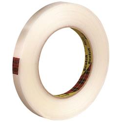 Scotch T9138651 0.50 In. X 60 Yards 8651 Strapping Tape, Clear - Case Of 72