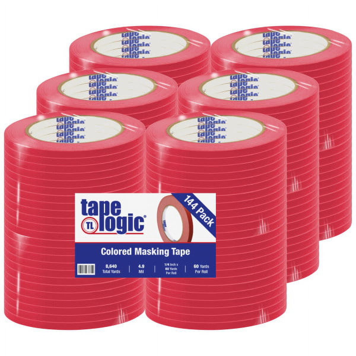 Tape Logic T931003r 0.25 In. X 60 Yards Red Masking Tape - Case Of 144